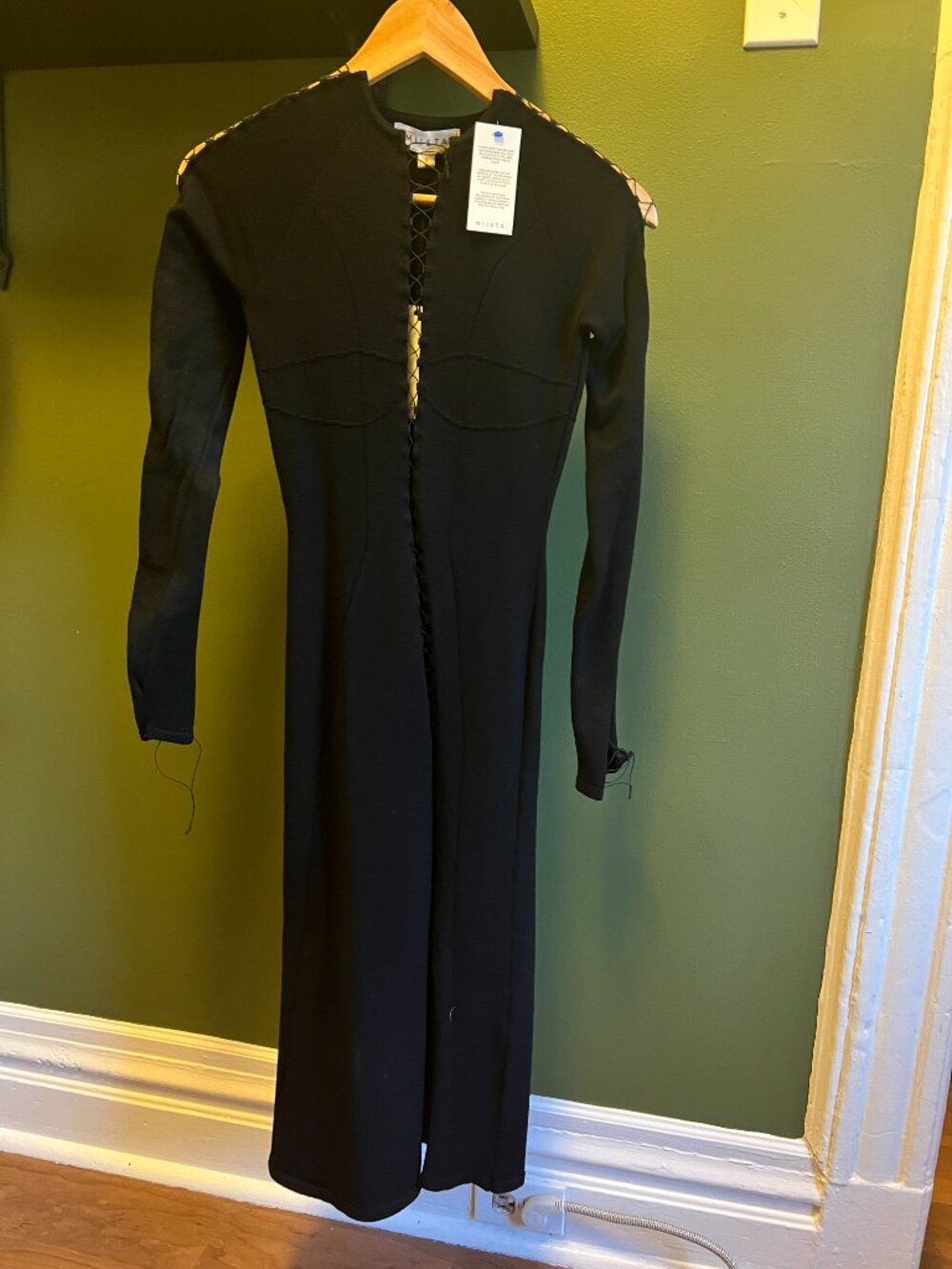 NWT Miista Black Yui Dress